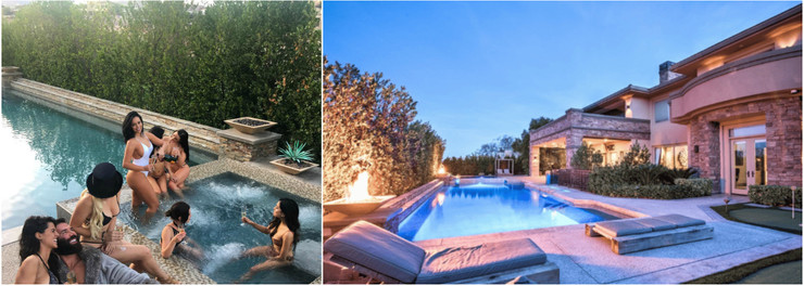 Dan Bilzerian manoir Las Vegas piscine copines dans le jacuzzi